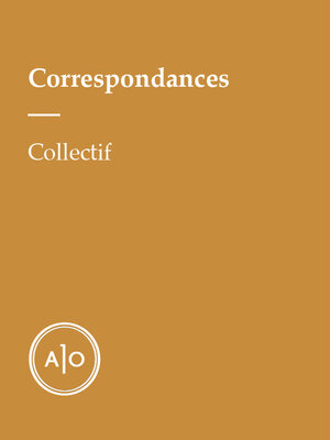 cover image of Correspondances